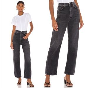 AGOLDE 90's Mid Rise Loose Jeans in Photogram Size 24